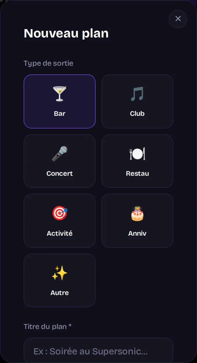 Création d'un plan sur Wooz'